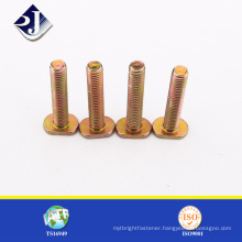 alibaba online shopping carbon steel yellow zinc plated T head bolt